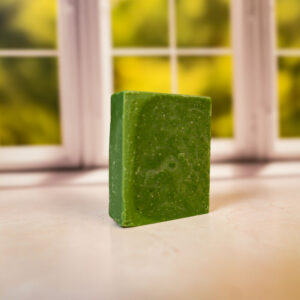 Christmas Tree Candle in Glass Vase